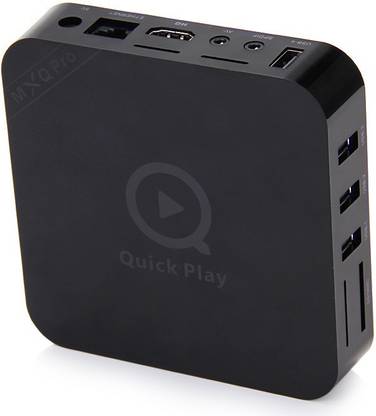 CROCON MXQ Pro Quick Play Amlogic S905 2Kx4K TV BOX 1G/8G WIFI Gigabit LAN Bluetooth 4.0 KODI HDMI H.265 Media Streaming Device