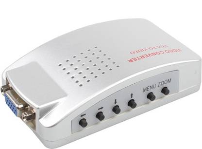 Rapter Video Converter VGA to Video High Resolution Video VGA Conversion Box Media Streaming Device