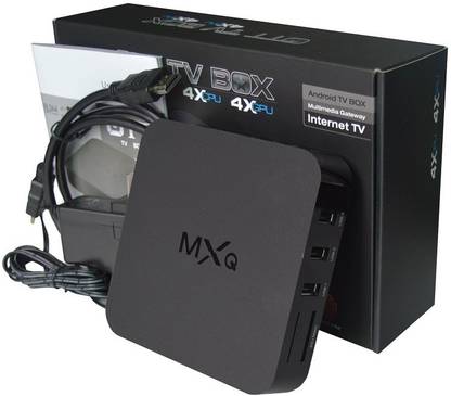 MXQ FT18 Android 4.4 Smart TV Box Mini PC Media Player Quad Core 1GB Ram 8GB Storage 4 USB Ports Media Streaming Device