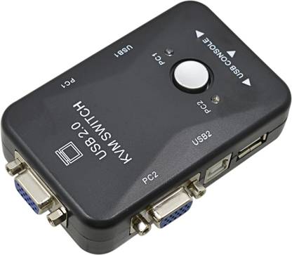 Iconnect-World USB 2.0 KVM 2 PORT Switch Media Streaming Device
