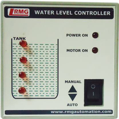 RMG "Automatic Water Level Controller With Indicator For Motor Pump Operated By Switch/Mcb Upto 1.5 Hp - Tank Only" Wired Sensor Security System