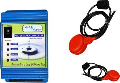 Aquasaver Automatic Water Level Controller System For Auto Filling Overheadtank & Dryrun Control For Sump Tank Wired Sensor Security System