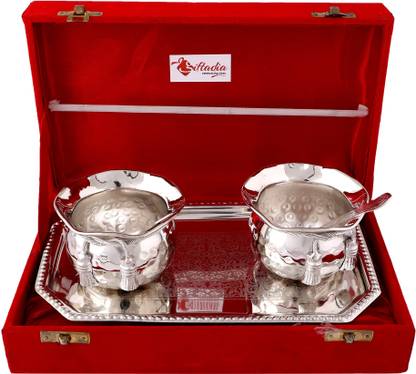 गिफ्ताडिया Serving Set-BR004 पीतल सजावटी थाली