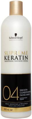 Schwarzkopf Supreme Keratin Smoothing Infusion System 04- Conditioning Gloss Mask