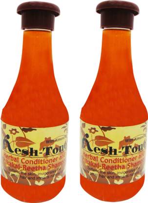 Kesh Tone Herbal Conditioner And Shikakai-Reetha Shampoo Pack Of 2