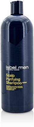 label.m Mens Scalp Purifying Shampoo (Strengthens and Builds Thickness, Leaving Scalp Toned and Refreshed, Clean Healthy Results)