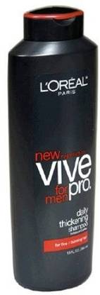 L'Oréal Paris Vive Pro For Men Daily Thickening Shampoo (Pack Of 2)