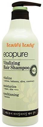 Ecopure Vitalizing Hair Shampoo 700Ml - Natural Origin Ingredients 94.5%