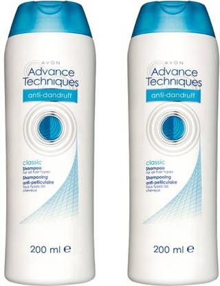 AVON Advance Techniques Anti-Dandruff Keep Clear 2-in-1 Shampoo & Conditioner combo pack of 2 (200 ml each)