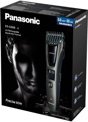 Panasonic ER-GB60-K Grooming Kit 30 min  Runtime 4 Length Settings