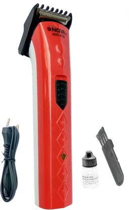 Gemei Nova NHC-3738 RD1 Rechargeable Trimmer 45 min  Runtime 4 Length Settings