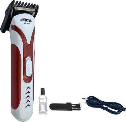 Gemei Nova NHC-6121 Professional Rechargeable Trimmer 45 min  Runtime 4 Length Settings