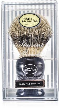 The Art of Shaving Fine Badger  - Black Shaving Brush