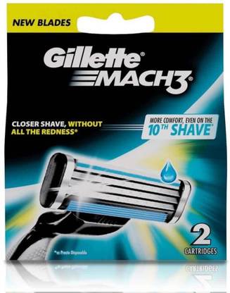 Gillette Mach3 Blades 2 Cartridges