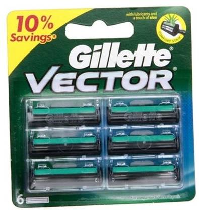 Gillette Vector Twin Blade Cartridges