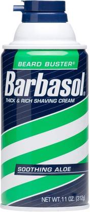 Barbasol Beard Buster Shaving Cream - Soothing Aloe