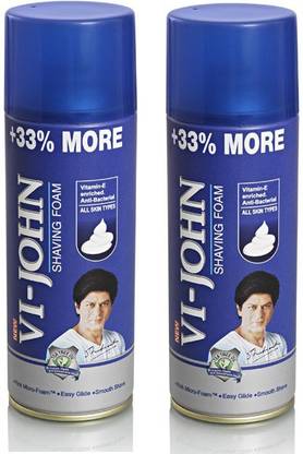 VI-JOHN Shaving Foam Combo (All Skin Type)