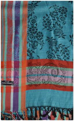 Modi Nx Pure Wool Floral Print Women Shawl