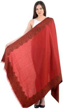 Royal Kashmir Pure Wool Floral Print Women Shawl