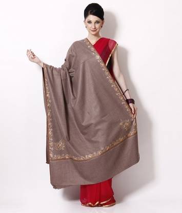 Royal valley Pure Wool Floral Print Women Shawl