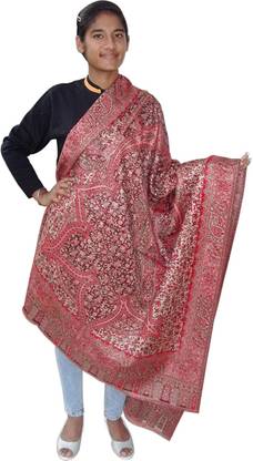 Japroz Pure Wool Printed Women Shawl