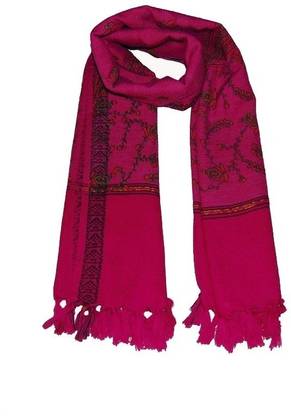 Vrinde Pure Wool Self Design Women Shawl
