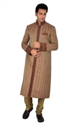 MANU Elegant Self Design Sherwani