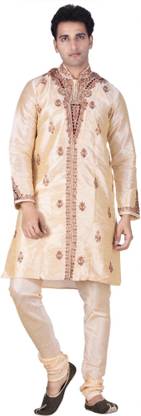Jamaibabu Self Design Sherwani