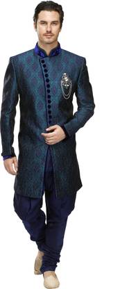MANYAVAR Exquisite Self Design Sherwani