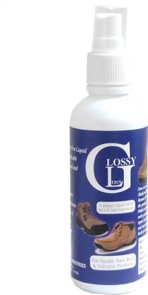 Glossy Gloss snp01blu Nubuck Shoe Liquid Polish