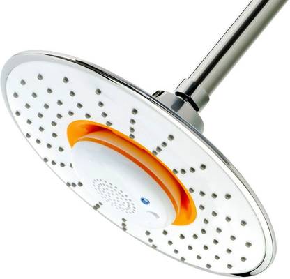 Kitsch ABS Bluetooth Music Speaker 200mm(8"x8") Tangerine Ring Rain Shower Head