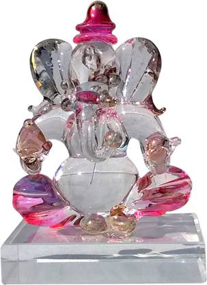 Mann Retails Ganesha double face pink Decorative Showpiece  -  5 cm