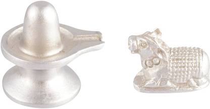 MOKSHA Parad Shiva Nandi (Mercury) Decorative Showpiece  -  5 cm