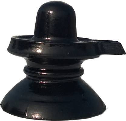 Mann Retails Shivling Black Small Decorative Showpiece  -  5.5 cm