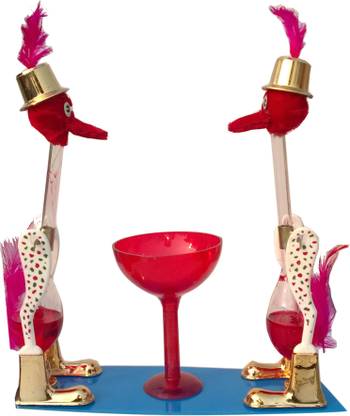 Mann Retails Crystal Bird Decorative Showpiece  -  16 cm