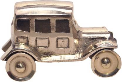 Arsalan Handcrafted Brass Antique Car 7 cm Decorative Showpiece  -  4.5 cm