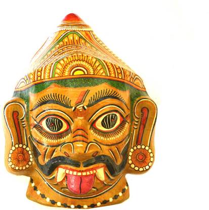 art godaam Pattachitra Asura-12 Decorative Showpiece  -  32 cm