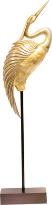 X-Gift Aramani Heron (bagula) Bird Decorative Showpiece  -  73 cm