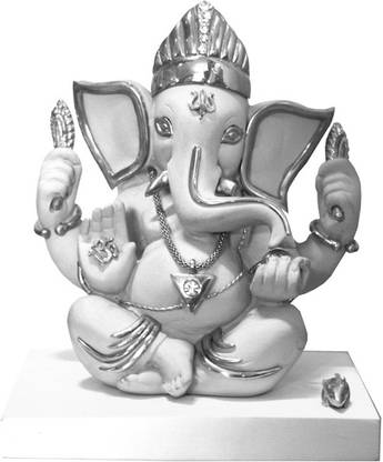 eStudio Ganesha Caturbhuja Decorative Showpiece  -  12 cm