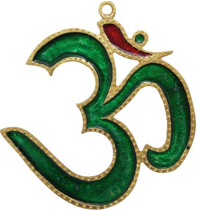 Divya Mantra Om Symbol Wall Hanging Decorative Showpiece  -  4 cm