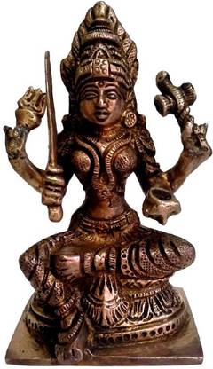Divine Temples Antique Look Mariamman (14 cms) Decorative Showpiece  -  14 cm