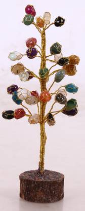 Samriddhi Vastu Beaded Crystal To Enjoy The Healing vibes Of gems stone Decorative Showpiece  -  26 cm