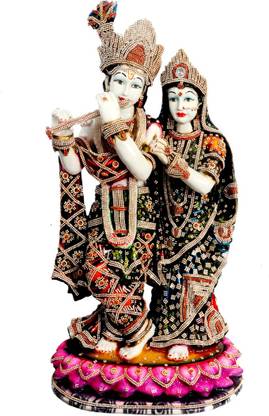 InfiniteStudio Redhe Krishna Decorative Showpiece  -  17 cm