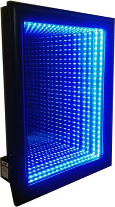 Smute20 Rectangular Infinity Mirror Decorative Showpiece  -  56 cm