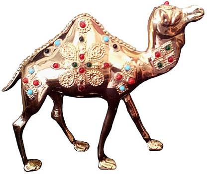 Chitrahandicraft Camel Decorative Showpiece  -  15 cm