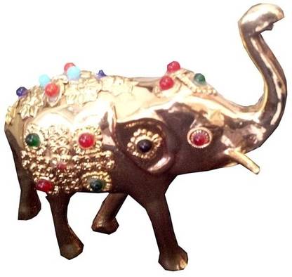 Chitrahandicraft Elephant Decorative Showpiece  -  10 cm