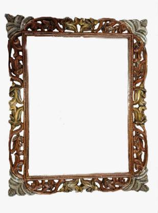 Aarsun Woods Hand-Carved Traditional Wooden Frame Decorative Showpiece  -  51 cm