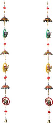 Mansh Enterprises WALL & GATE HANGING CHAIN( CHATRI WITH ELEPHANT SHAPE) Decorative Showpiece  -  102 cm