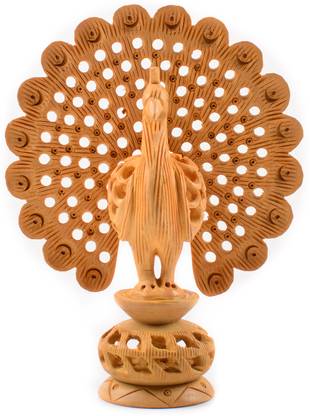 eCraftIndia Dancing Peacock Decorative Showpiece  -  10.16 cm