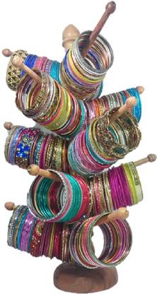 Addyz 15 rods premium quality bangle stand Decorative Showpiece - 43.5 cm